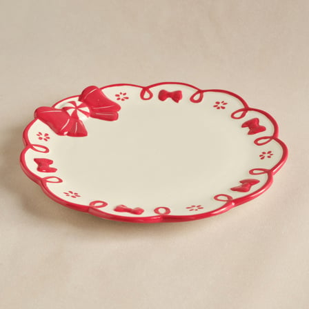Karaca New Year Ribbon Servis Tabağı 24,5 cm