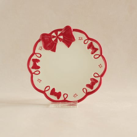 Karaca New Year Ribbon Tatlı Tabağı 14 cm
