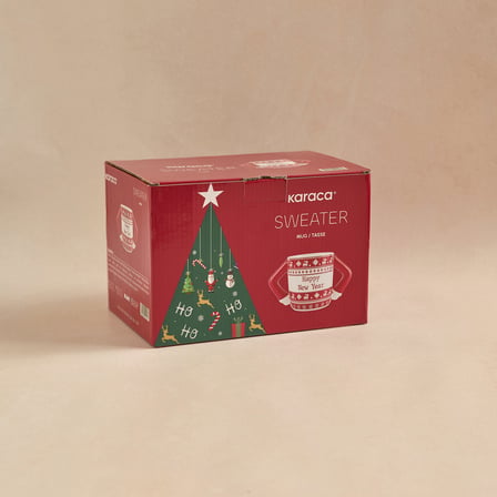Karaca New Year Yılbaşı Sweater Kupa 420 ml