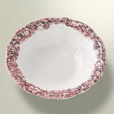 Emsan Floransa Bowl Kase 25 cm Bordo