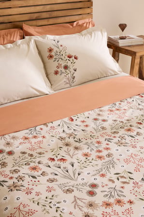 Velinor %100 Pamuk Çift Kişilik Nevresim Takımı Multicolour