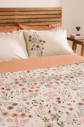 Velinor %100 Pamuk Çift Kişilik Nevresim Takımı Multicolour