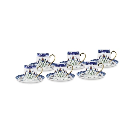Karaca Miras 6 Kişilik Kahve Fincan Takımı 80 ml
