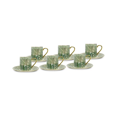 Karaca Cevher 6 Kişilik Kahve Fincan Takımı 90 ml