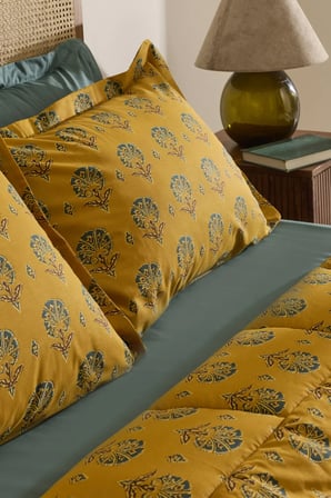 Karaca Home Harvest %100 Pamuk Welsoft Çift Kişilik Comfort Set Yeşil