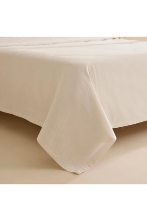 Karaca Home Leonie %100 Pamuk Nakışlı Çift Kişilik Pike Takımı Beyaz