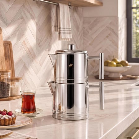 Karaca Powersteel 316+ Imperium Midi Çaydanlık Takımı 1,1L & 1,6L
