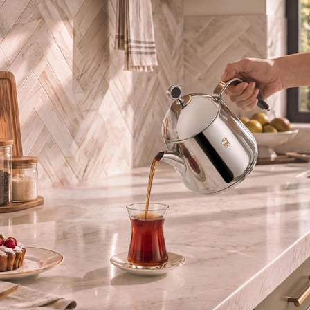 Karaca Powersteel 316+ Ezgi Midi Çaydanlık Takımı 1L & 2,2L