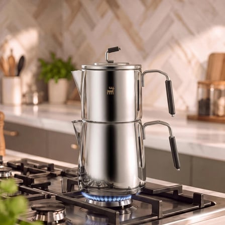 Karaca Powersteel 316+ Splender Midi Çaydanlık Takımı 1,1L & 2L