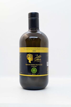 Zeytin Hanım Gold Soğuk Sıkım / Erken Hasat / Natürel Sızma Zeytinyağı (<=0.8 Asit ) - 750ml