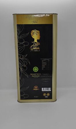 Zeytin Hanım Gold Soğuk Sıkım / Erken Hasat / Natürel Sızma Zeytinyağı (<=0.8 Asit ) - 5lt