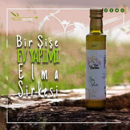 Tlos Farm Ev Yapımı Elma Sirkesi 250ml