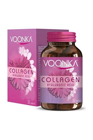 Voonka Collagen Hyaluronic Acid 32 Tablet 2 Paket