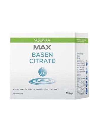 Voonka Max Basen Citrate 30 Saşe