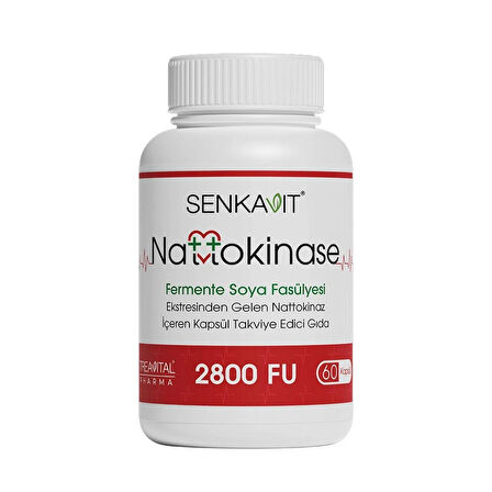 Nattokinaz İçeren 2800 FU 60 Kapsül