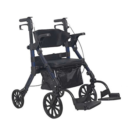 Loco Wheelator Alüminyum Rollator | Katlanabilir Yapısı,Fren Sistemi Yüksek Taşıma Kapasitesi PR-898