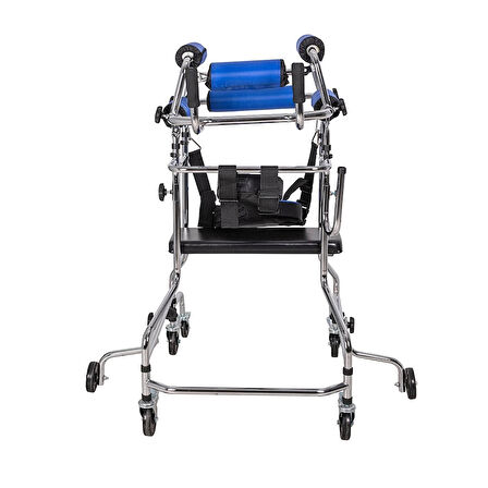 Loco Alüminyum Hemiplegia Rollator Yürüteç|Hemipleji Hastaları Güvenli,Ergonomik Katlanabilir PR-900