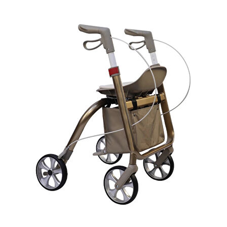 Loco Alüminyum Lüks Rollatör | Geniş Yapısı, Sağlam Gövdesi Yüksek Konfor Sunan Katlanabilir PR-897