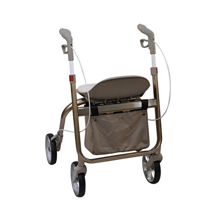 Loco Alüminyum Lüks Rollatör | Geniş Yapısı, Sağlam Gövdesi Yüksek Konfor Sunan Katlanabilir PR-897
