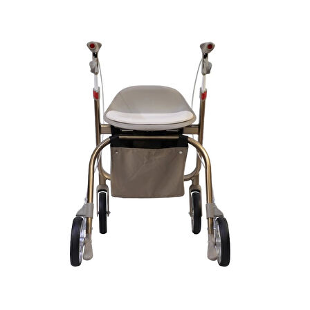 Loco Alüminyum Lüks Rollatör | Geniş Yapısı, Sağlam Gövdesi Yüksek Konfor Sunan Katlanabilir PR-897