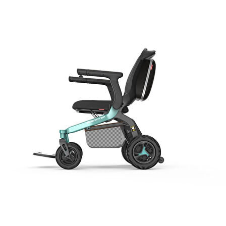 Robooter Akülü Tekerlekli Sandalye Yeşil | Hafif Alüminyum Gövde, Yüksek Performanslı E40-10