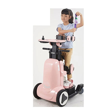 Robooter Pediatrik Akülü Tekerlekli Sandalye | Hafif Katlanabilir Tasarım,Uzaktan Kontrol XZ-DROID P