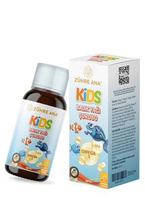 Zühre Ana Kids Balık Yağı Şurubu 200 ml