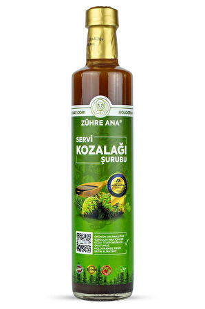 Kozalak Şurubu Servi Kozalağı Ve Kara Mürver Içeren Şurup 650 Ml