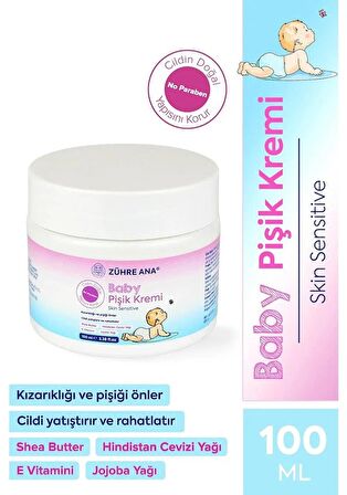 Zühre Ana Baby Pişik Kremi Bebek Bakım Kremi 100 Ml 8683655363175