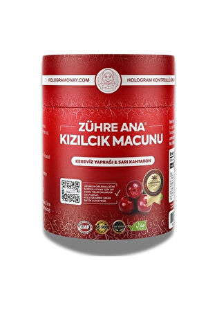 Zühre Ana Kızılcık Macunu 240 gr