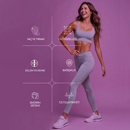 5 Tip Hidrolize Kolajen Peptit İçeren Collagen Şurubu