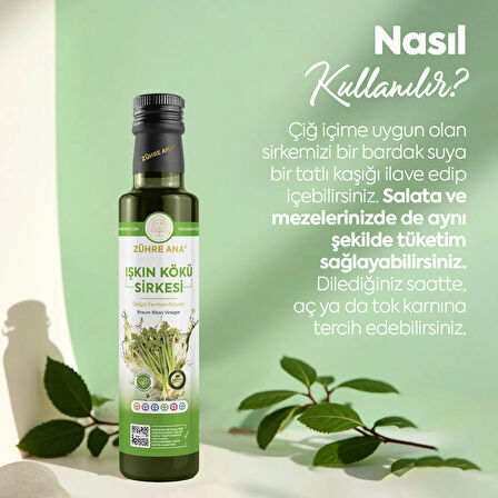 Işkın Kökü Sirkesi Doğal Fermantasyon Rheum Ribes Vinegar 500 Ml