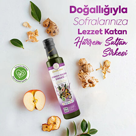 Hürrem Sultan Sirkesi Doğal Fermantasyon Hurrem Sultan Vinegar 500 Ml