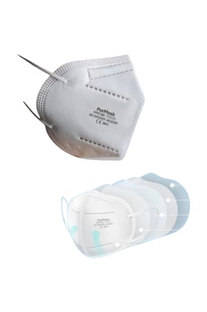 PARMASK FFP2 VENTİLSİZ TOZ MASKESİ