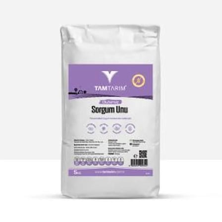 Tam Tarım Glutensiz Sorgum Unu 5 Kg