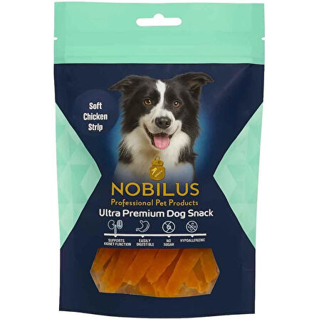 Nobilus Köpek Ödül Maması Yumuşak Tavuk Dilimleri 80 Gr