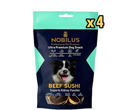 Nobilus Köpek Ödül Maması Biftekli Sushi 80 Gr x 4 Adet