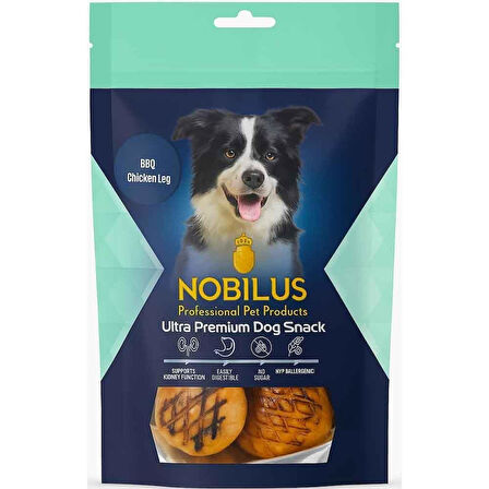 Nobilus Köpek Ödül Maması Barbekü Soslu Tavuk But 80 Gr