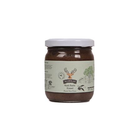 Alabolan Siyah Zeytin Ezmesi 200 g Cam Kavonoz