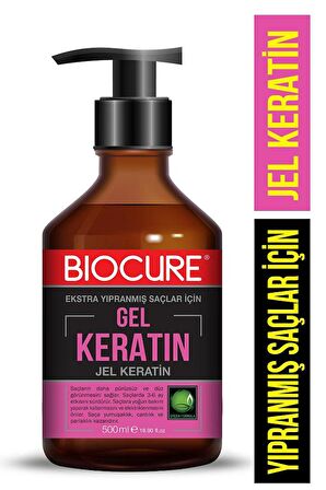 Biocure Yıpranmış Saçlar İçin Düzleştirici Jel Keratin 500ml