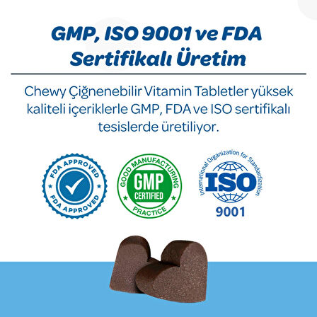 Vet's Plus Immune Çiğnenebilir Tablet 60'lı (Kedi ve Köpekler için Bağışıklık Sistemi Destekleyici)