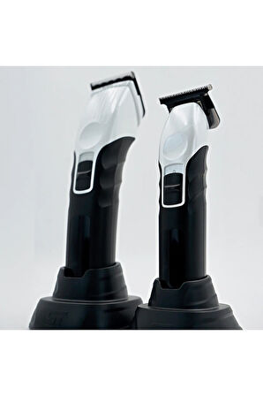 Supreme Trimmer Beyaz 2Spee Trimmer & Clipper Tıraş Makinesi – LCD Göstergeli, Ultra Sessiz