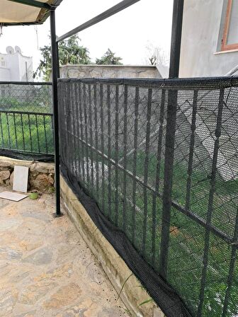 %40'lik Yeşil Gölgelik File 5*4 METRE - Branda - Çit Filesi - Şeritli Halkalı
