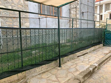 %40'lik Yeşil Gölgelik File 5*19 METRE - Branda - Çit Filesi - Şeritli Halkalı