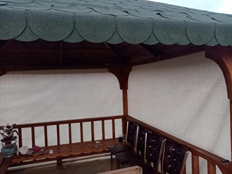 %95'lik Krem Gölgelik File - 6*90 METRE - Branda - Çit Filesi 