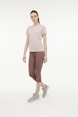 W-1254 PELL LEGGINGS 3FX PASTEL MOR Kadın Tayt