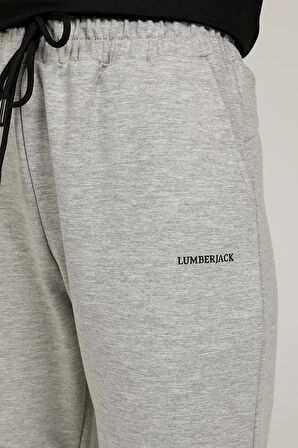 Lumberjack Kadın Eşofman Altı Basic Jogger CT133 3FX Gri Melanj/Grey Melange 23S17CT133