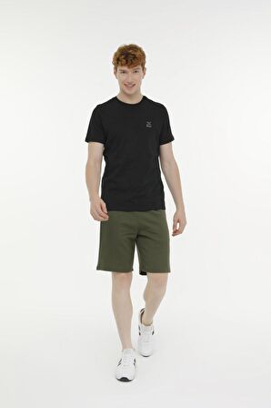 M-SN220 BSC C T-SHIRT 3FX Siyah Erkek Kısa Kol T-Shirt