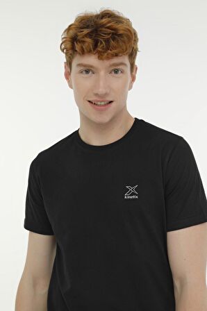 M-SN220 BSC C T-SHIRT 3FX Siyah Erkek Kısa Kol T-Shirt