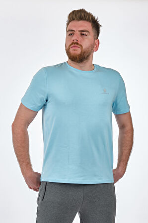 Bisiklet Yaka Sarı Erkek %100 Pamuk T-Shirt 2SCT1103FX